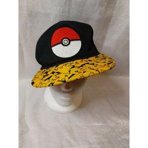 Pokemon Youth Snapback Cap Hat Pokeball 2016 Pikachu